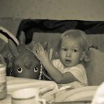 Świąteczna wieczerza Kingi i "asioła":)