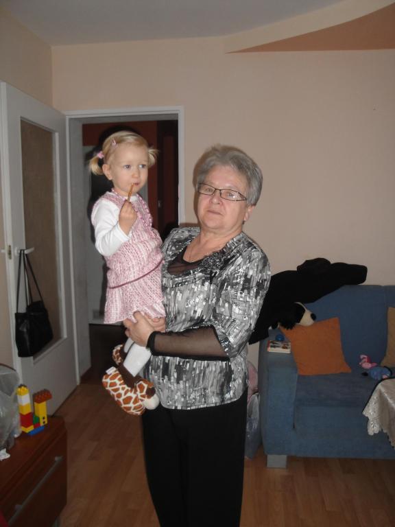 Nie ma jak u babci na rękach:)