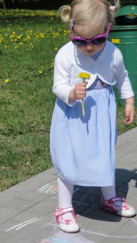 Cicho, skupiłam się na liczeniu płatków!