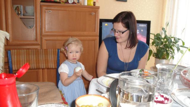 Pierwsze samodzielnie obrane jajo!