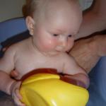 Manewry kaczką na pełnym morzu:)