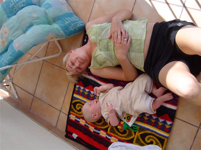 Sjesta na balkonie...