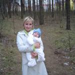 Ja, Mama i niezastąpiona pieluszka:)