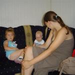 Gosia pod czujnym okiem Neli:)