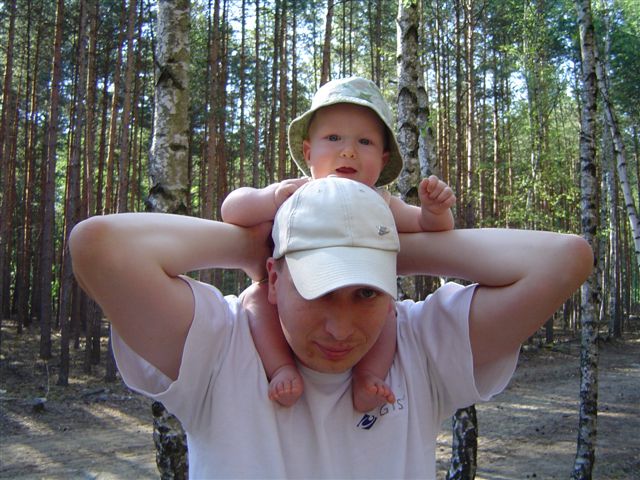 Tato, ale masz dużą głowę...