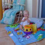 Wypoczywam na patio:)