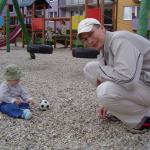 Tata będzie bramkarzem a ja golarzem...