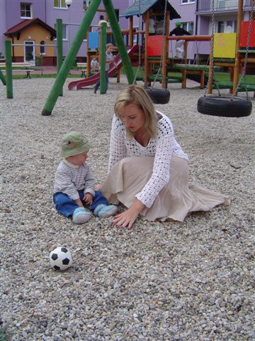 Szybka narada z trenerem:)