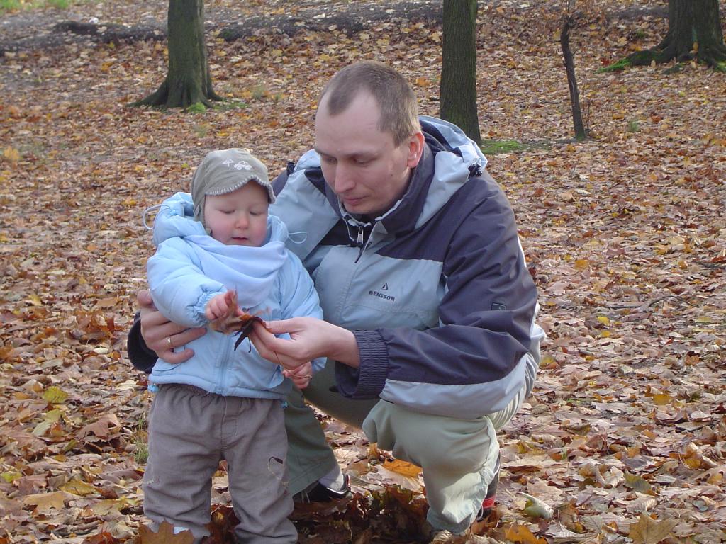 O widzisz, tu liść ma nerwy.