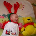 Kubuś a w tle chatka:)