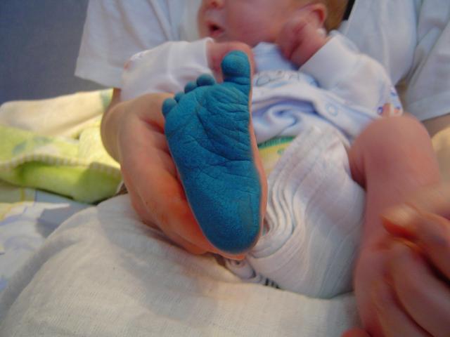 Czyż moje linie papilarne stopy nie są cudne?