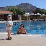 Mama na tle góry, a Ja