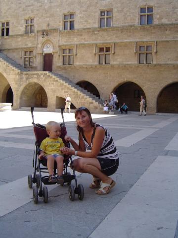 Wewnętrzny dziedziniec...