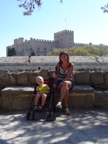 Widok na Pałac Wielkich Mistrzów.