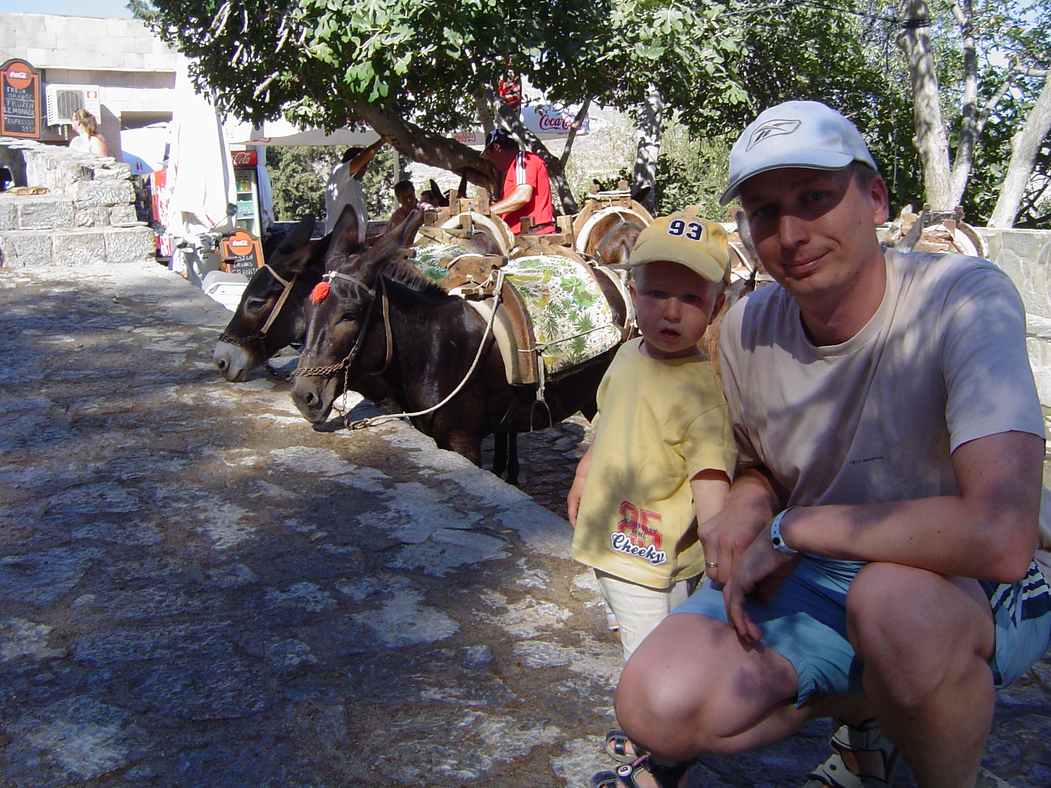 A oto i taksówki w Lindos:)