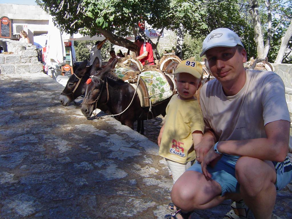 A oto i taksówki w Lindos:)