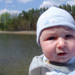 I wcale nie wyglądam na tle tego jeziora jak...