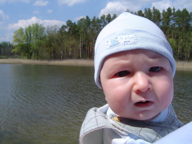 I wcale nie wyglądam na tle tego jeziora jak...