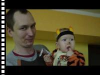 Tygrysek na balu karnawałowym